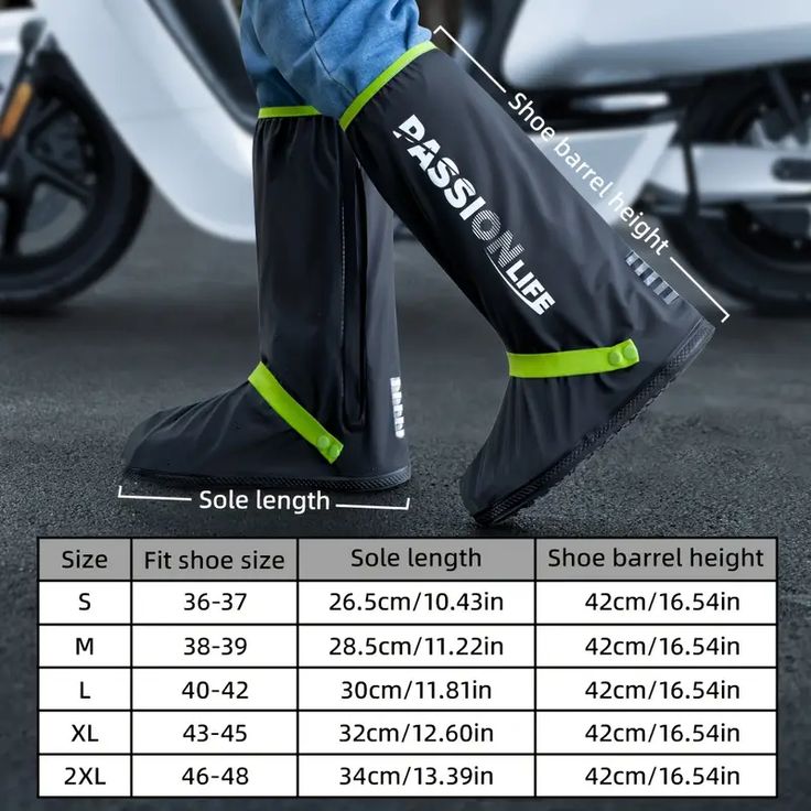 Waterproof Shoe Covers for Men & Women | Reusable Rain Boots with Zipper Closure